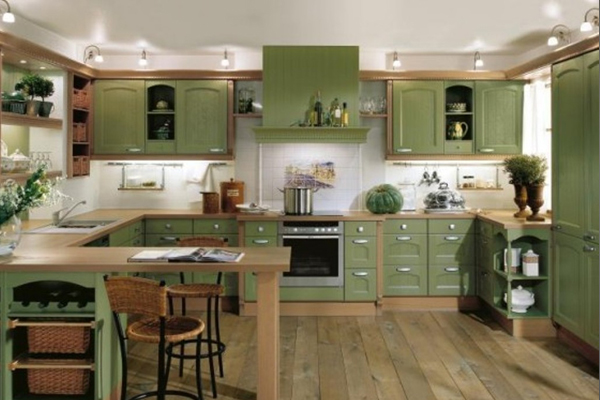 KITCHENS WITH WOODEN FLOORS